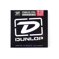 Струны для 6-струнной бас-гитары DUNLOP DBS Stainless Steel Bass 30-130Т 6 Strings