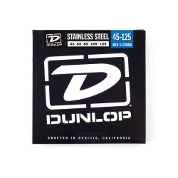 Струны для 5-струнной бас-гитары DUNLOP DBS Stainless Steel Bass 45-125 5 Strings