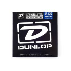 Струны для 5-струнной бас-гитары DUNLOP DBS Stainless Steel Bass 45-125T 5 Strings