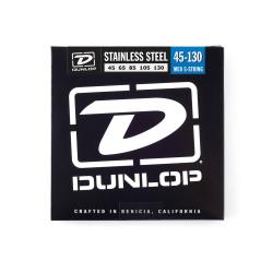 Струны для 5-струнной бас-гитары DUNLOP DBS Stainless Steel Bass 45-130 5 Strings