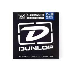 Струны для 5-струнной бас-гитары DUNLOP DBS Stainless Steel Bass 45-130T 5 Strings