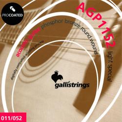 Струны для акустической гитары, фосфорная бронза GALLI STRINGS AGP1152