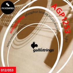 Струны для акустической гитары, фосфорная бронза GALLI STRINGS AGP1253