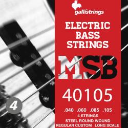 Струны для бас-гитары, regular custom GALLI STRINGS MSB40105