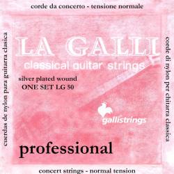 Струны для классической гитары, натяжение NORMAL GALLI STRINGS LG50