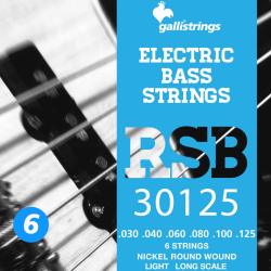 Струны для бас-гитары, 6 струн, 030-125 GALLI STRINGS RSB30125