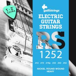 Струны для электрогитары, натяжение HEAVY, 012-052 GALLI STRINGS RS1252