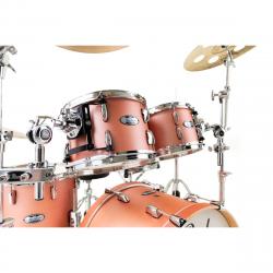 Ударная установка из 4-х барабанов, цвет Satin Sakura Coral. КомплектацияБас-барабан: 22