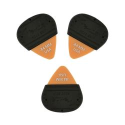 Набор медиаторов, 3 штуки, толщина 0.84 мм FENDER MOJO GRIP 3 PK DELRIN 84