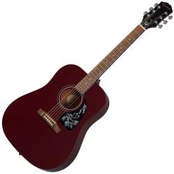 Акустическая гитара, цвет красный фейд EPIPHONE Starling Wine Red