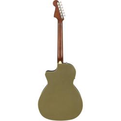 Электроакустическая гитара, цвет зеленый FENDER Newporter Player Olive Satin