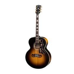 Гитара электроакустическая, цвет санберст в комплекте кейс GIBSON J-200 Standard Maple Vintage Sunburst