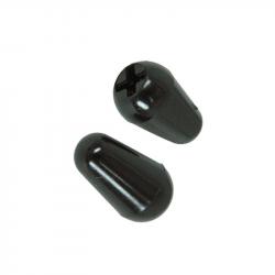 Ручки переключателей звукоснимателей (2 шт.), цвет винтажный черный FENDER ORIG.STRAT BLACK SWITCH TIPS