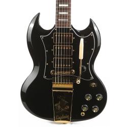 Электрогитара, цвет черный, в комплекте кейс GIBSON CUSTOM SHOP Kirk Douglas Signature SG Ebony