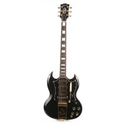 Электрогитара, цвет черный, в комплекте кейс GIBSON CUSTOM SHOP Kirk Douglas Signature SG Ebony