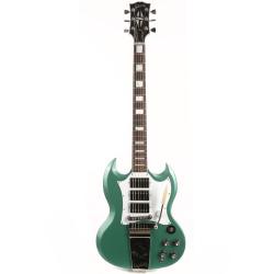 Электрогитара, цвет морской волны, в комплекте кейс GIBSON CUSTOM SHOP Kirk Douglas Signature SG Inverness Green