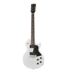 Электрогитара, цвет белый, в комплекте чехол GIBSON Les Paul Special Tribute Humbucker Worn White Satin