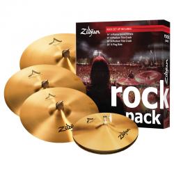 Комплект тарелок: 14' Hi-Hat, 17 Crash, 19 Crash, 20 Ride ZILDJIAN A Rock Music Pack