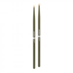 5B Rebound Барабанные палочки, зеленые, смещенный баланс, орех гикори PRO-MARK RBH595AW-GREEN