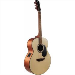 Электроакустическая гитара, джамбо, цвет натурал, open pore JET JJE-250 OP
