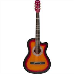 Акустическая фолк гитара, цвет: санберст TERRIS TF-3802С SB