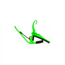 Каподастр для акустической гитары, серия Neon, цвет неоновый зеленый KYSER KG6NGA