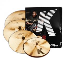 Комплект тарелок: 14' Hi-Hat, 16' Crash, 18' Crash, 20' Ride ZILDJIAN K Custom Dark Cymbal Set