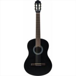 Классическая гитара 4/4, верхн. дека-ель, корпус-сапеле, цвет черный FLIGHT C-100 BK 4/4