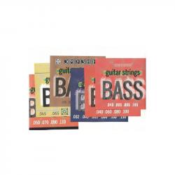 Струны для бас-гитары, обмотка из нержавеющей стали, 4-стр., .045-100 EMUZIN 4S45-100