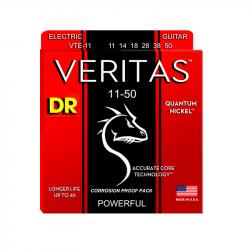 Cтруны серия Veritas для электрогитары с технологией Coated Core, Heavy (11-50) DR STRINGS VTE-11