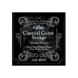 Струны для классической гитары, натяжение Medium ARIA PRO II AGS-400MT