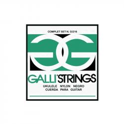 Струны для укулеле, black nylon GALLI STRINGS G216B