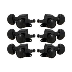 Колки локовые, 3+3, черные GROVER 505BC Mini Rotomatics