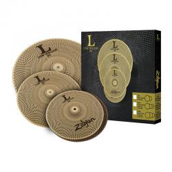 Комплект тарелок для тихой игры: 13' Hi-Hat, 14' Crash, 18' Crash-Ride ZILDJIAN L80 Low Volume LV348 Cymbal Set