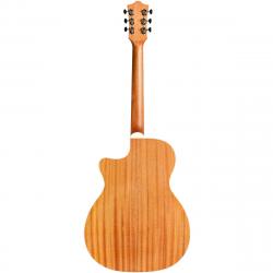Гитара электроакустическая форма корпуса - orchrstra, цвет - натуральный, верхняя дека - массив ели, корпус - махагони GUILD OM-240CE