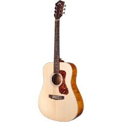 Электроакустическая гитара формы дредноут, топ - массив ели, цвет - натуральный GUILD D-240E Limited