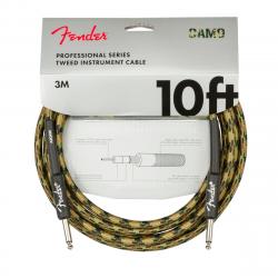 Гитарный кабель FENDER Professional Series Instrument Cable Straight/Straight 10 Woodland Camo