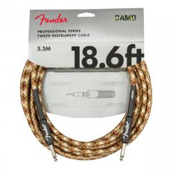 Гитарный кабель FENDER Professional Series Instrument Cable Straight/Straight 18.6 Desert Camo