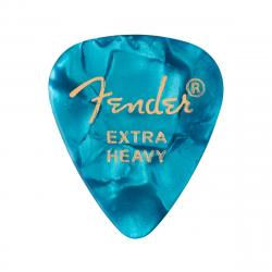 Набор медиаторов 12 шт, цвет - бирюзовый FENDER 351 Shape Premium Picks Extra Heavy Ocean Turquoise 12 Count