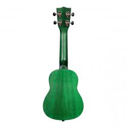 Укулеле сопрано, корпус - меранти, цвет - зеленый KALA KA-MRT-GRN-S