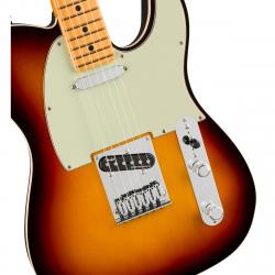 Электрогитара, цвет санберст, в комплекте кейс FENDER American Ultra Telecaster Maple Fingerboard Ultraburst