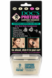 Doc’s ProTune Earphone Enhancer — вентилируемые насадки-беруши размера XL для наушников-вкладышей. П... DOC'S PROPLUGS EARPHONE ENHANCER XL