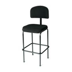 Дирижерский стул, эргономический; сиденье - 45см х 45см; спинка - 20см х 37см, высота стула - 76 см; цвет - черный BERGERAULT B1003