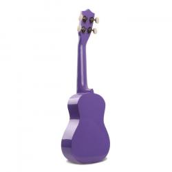 4-струнная укулеле-сопрано, размер 21``, корпус липа, накладка липа, нейлоновые струны, цвет фиолетовый SMIGER GK-11-PUR