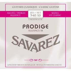 Комплект струн для классической гитары 3/4, стандартное натяжение SAVAREZ 540AS