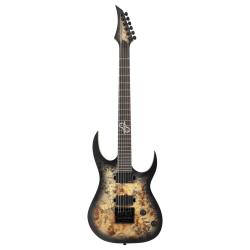 Электрогитара, HH, Fishman Fluence, Evertune, цвет натуральный берст SOLAR GUITARS S1.6APB