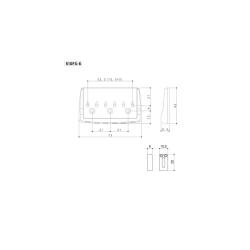 Бридж фиксированный, хром GOTOH 510FX6C