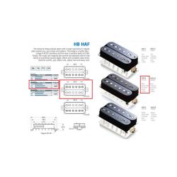 Звукосниматель нековый хамбакер, алнико 5 ROSWELL HAF-N