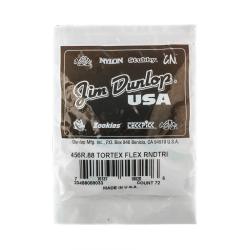 Tortex Flex Медиаторы, 72шт, толщина 0,88мм, треугольные DUNLOP 456R.88