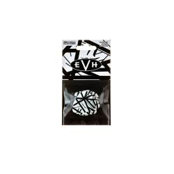 EVH White With Black Stripes Медиаторы 24шт, толщина 0.60мм DUNLOP EVHR03